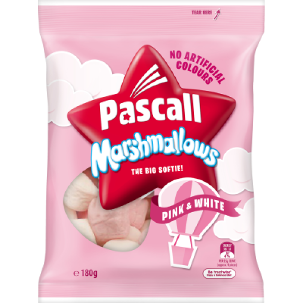 Pascall Pink & White Marshmallows