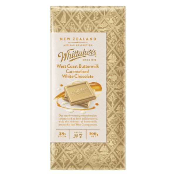 Whittaker's West Coast Buttermilk Caramelised White Chocolate Block