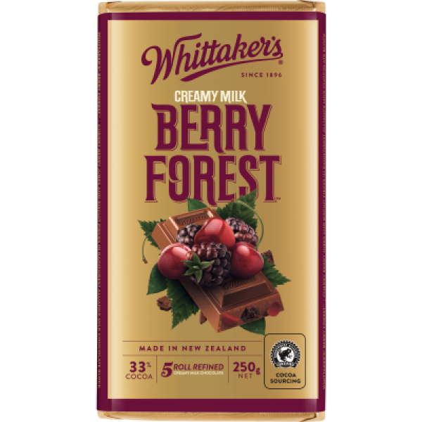 Whittaker's Berry Forest Creamy Milk Chocolate Block
